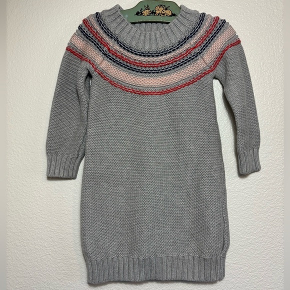 GAP Other - Baby Gap Kids 100% Cotton Gray Knit Sweater Dress Size 4T | holiday | Christmas